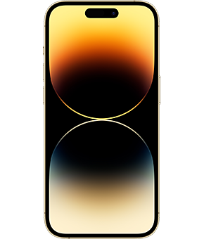 apple iphone 14 pro gold vorne