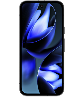 google pixel 9a obsidian vorne