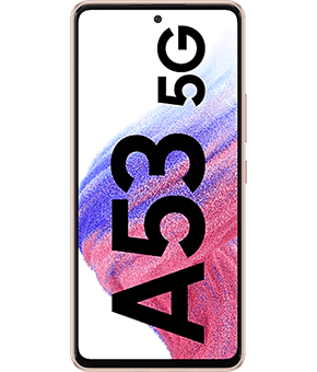 samsung galaxy a53 5g awesome peach vorne