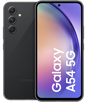 samsung galaxy a54 awesome graphite vorne