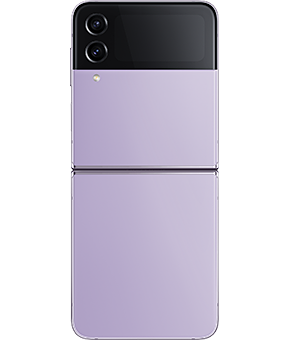 samsung galaxy z flip4 bora purple hinten