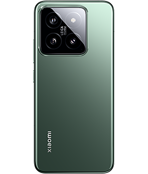 xiaomi 14 jade green hinten