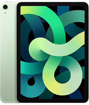 apple 10 9 ipad air wifi cellular green position 2